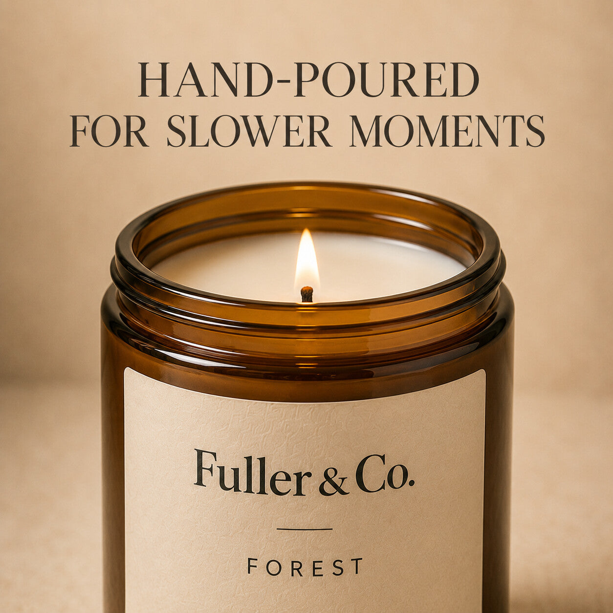 Fuller & Co. Soy Candle β detail