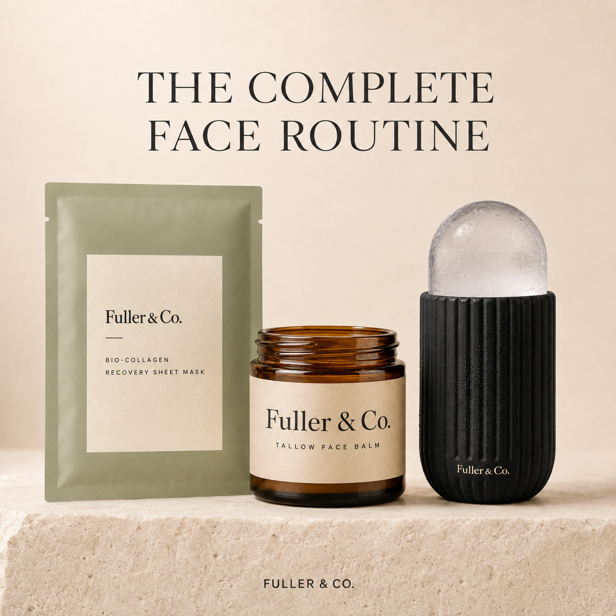 The Complete Face Routine — Mask, Balm & Ice Roller