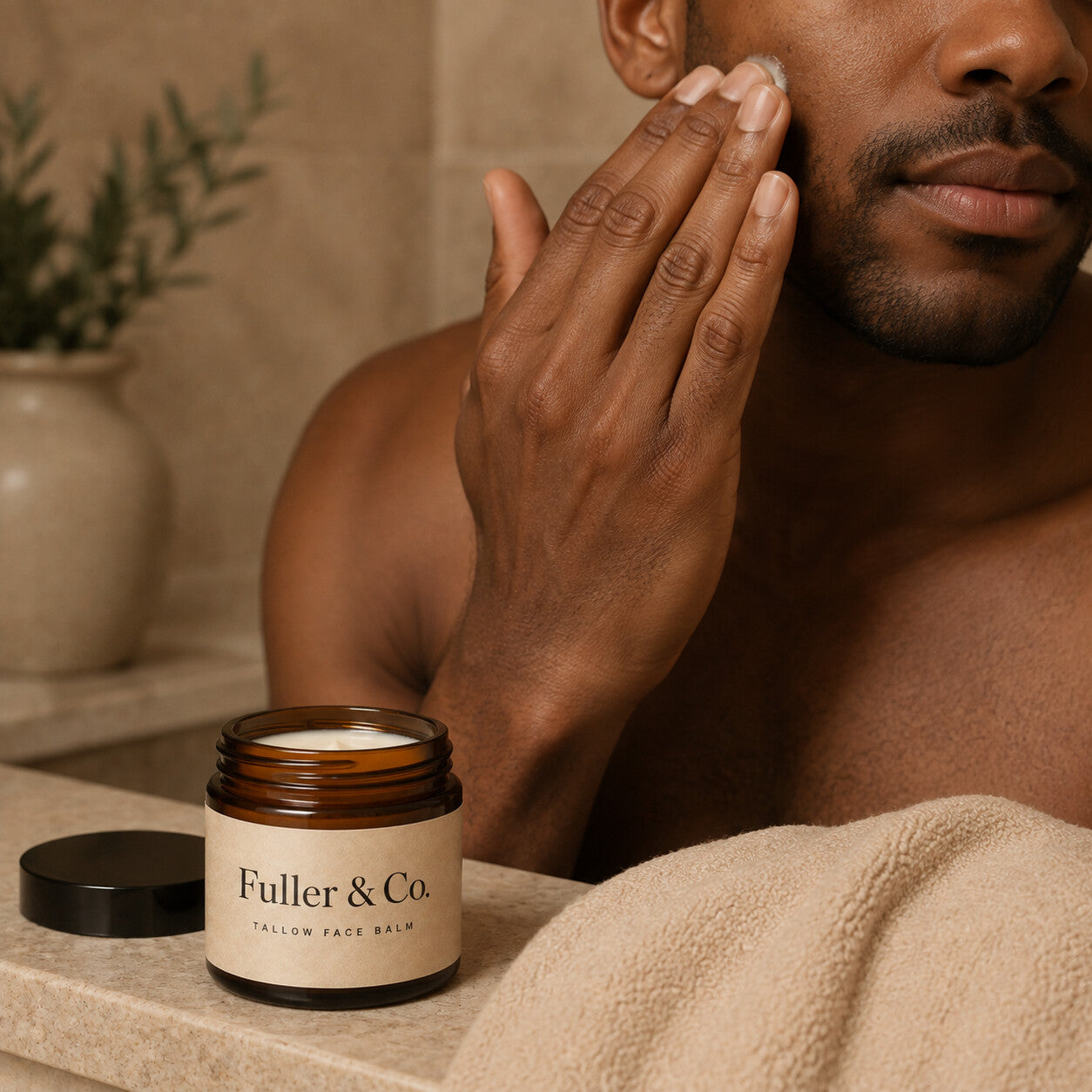 Fuller & Co. Tallow Face Balm — lifestyle