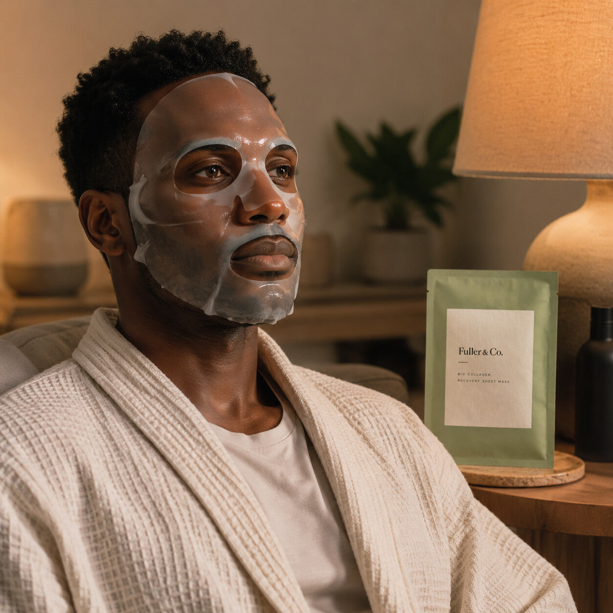 Fuller & Co. Bio-Collagen Sheet Mask — lifestyle