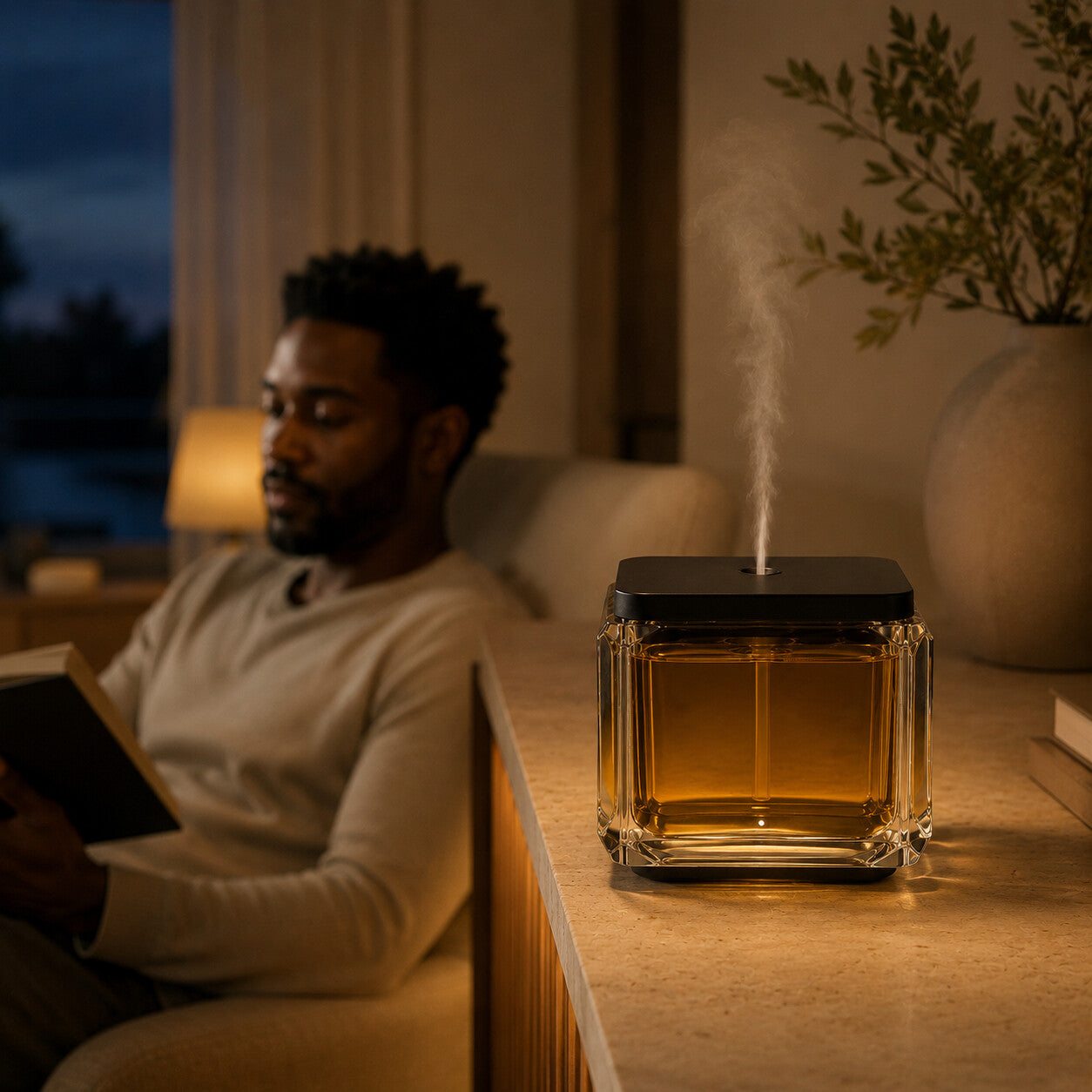Fuller & Co. Crystal Diffuser — lifestyle