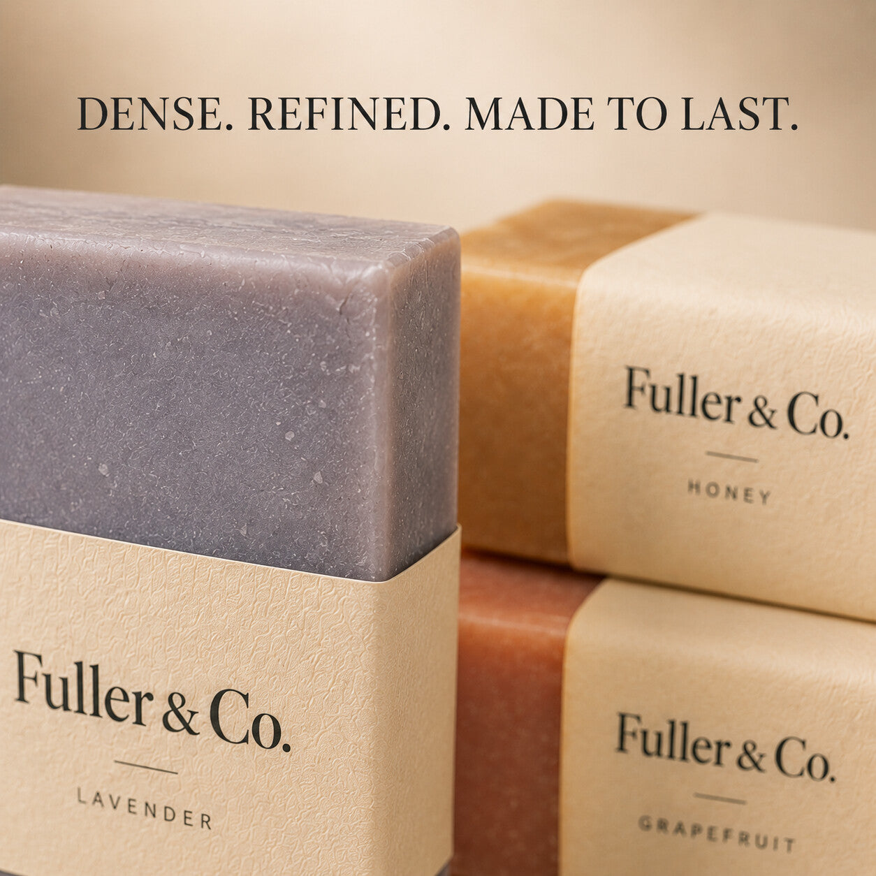 Fuller & Co. Hand-Milled Soap — detail